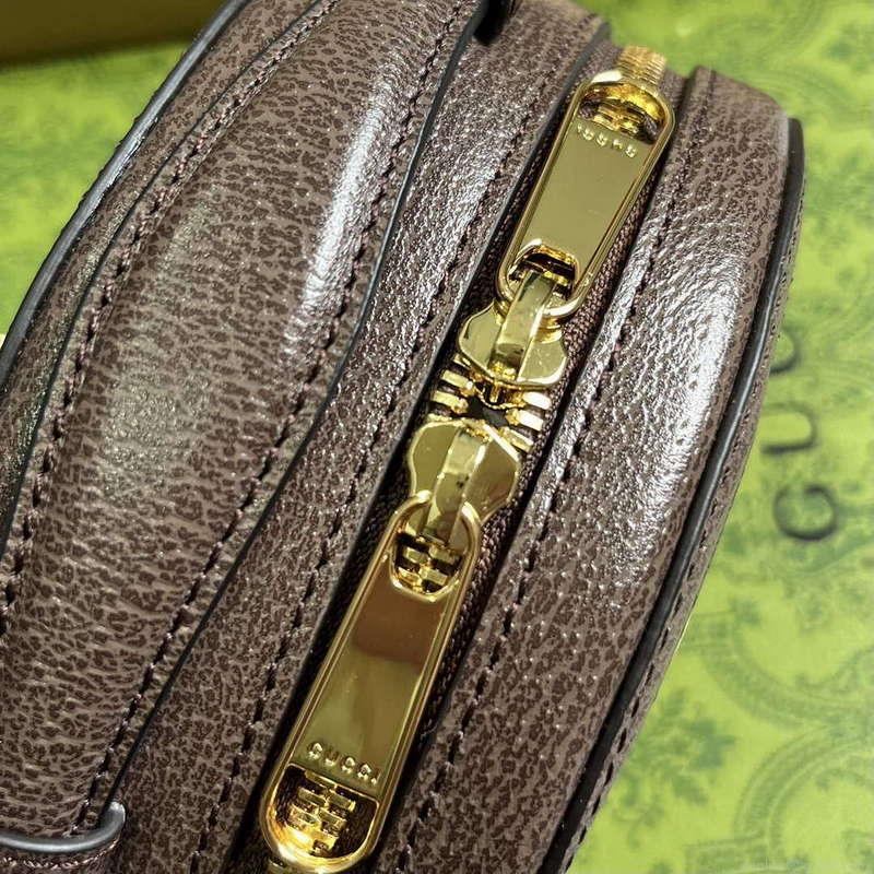 Gucci 725147 Ophidia Mini Chain Bag Brown