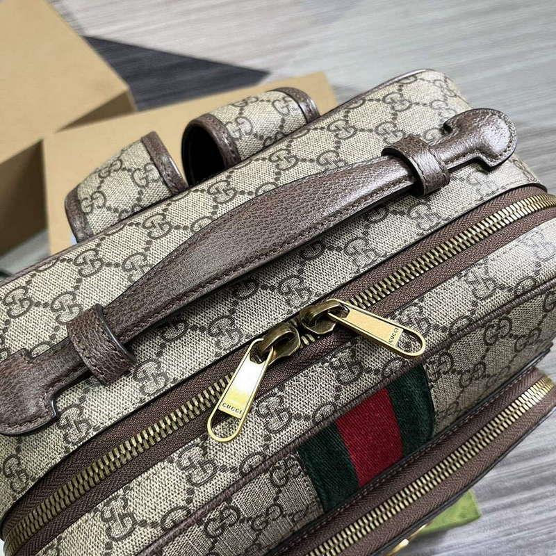 Gucci 745718 Ophidia GG Medium Backpack Brown