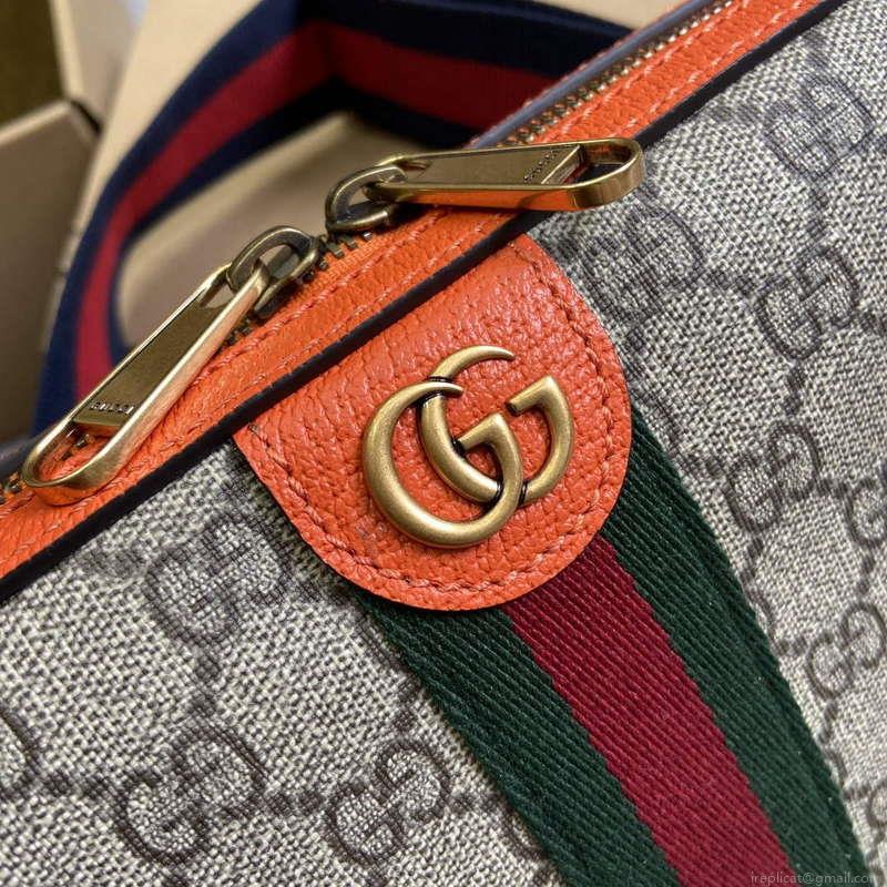Gucci 699439 Ophidia GG Small Crossbody Bag Bright orange