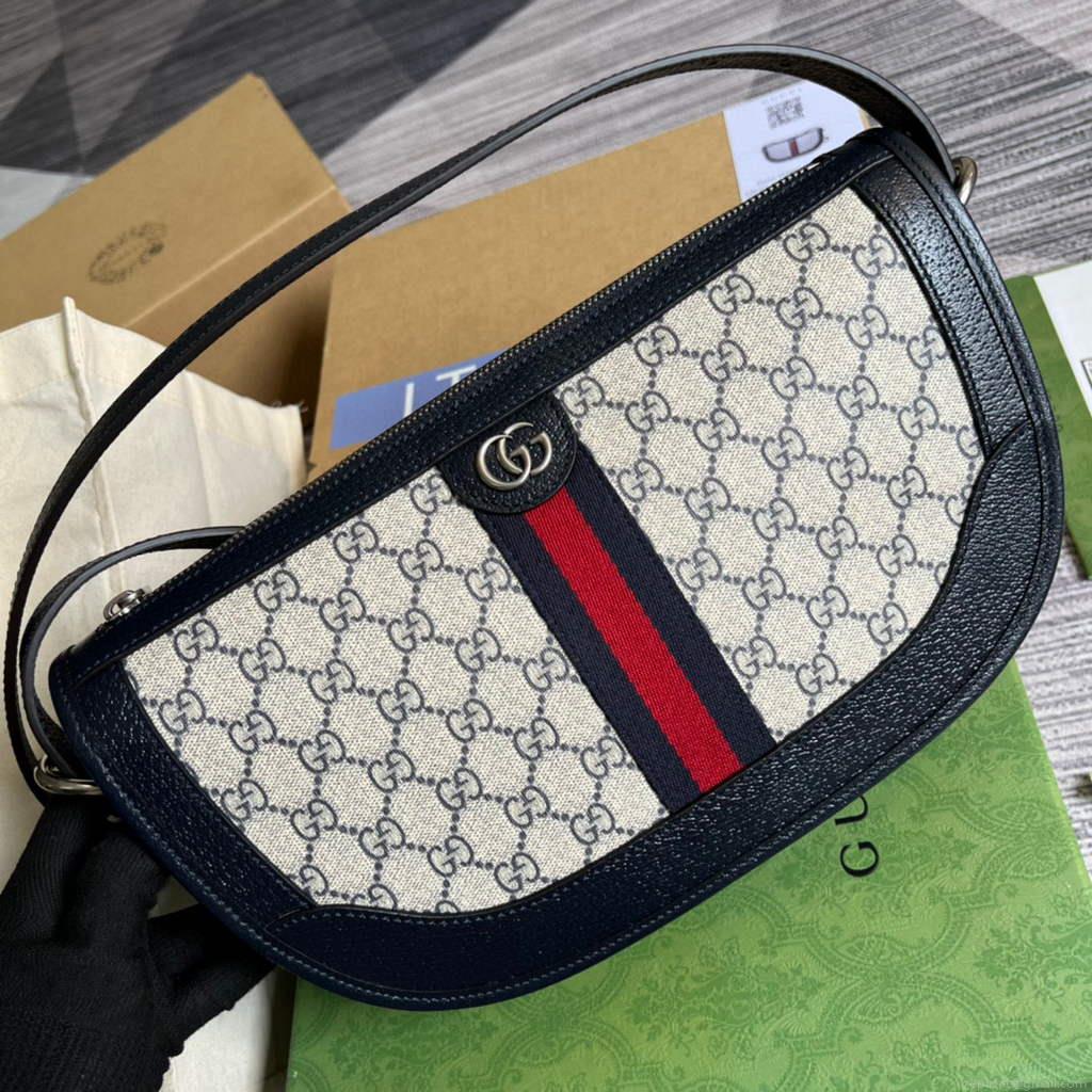 Gucci 674096 Ophidia large shoulder bag Black
