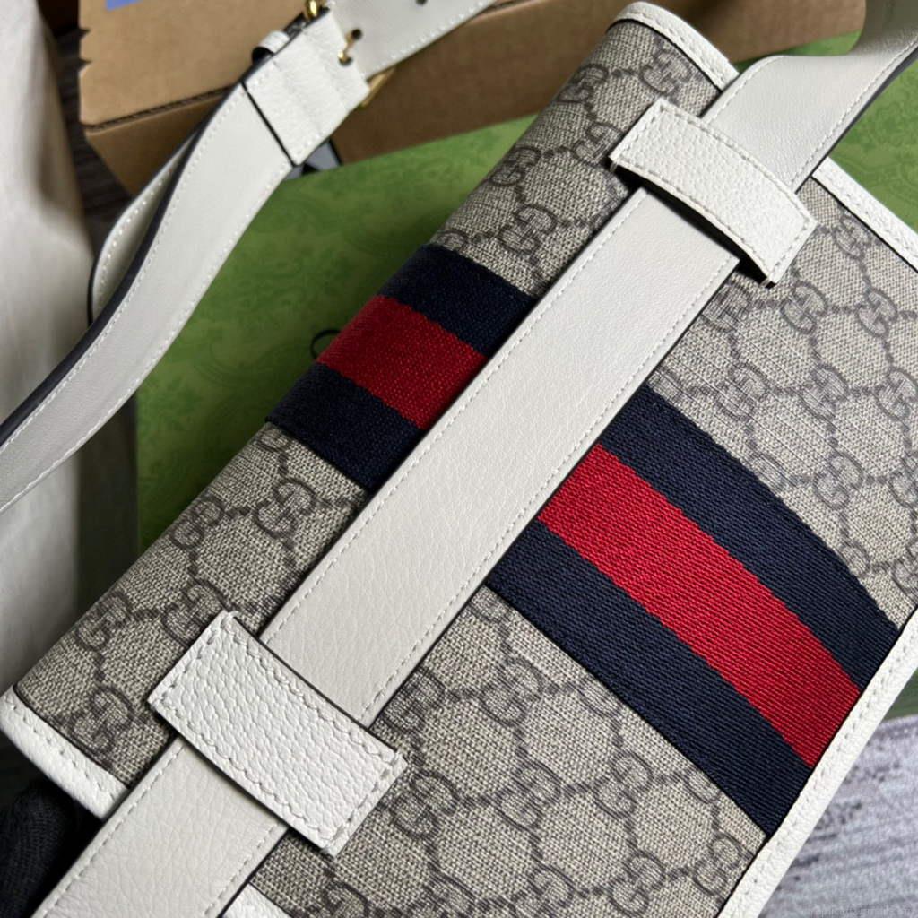 Gucci ‎674081 Ophidia belt bag White