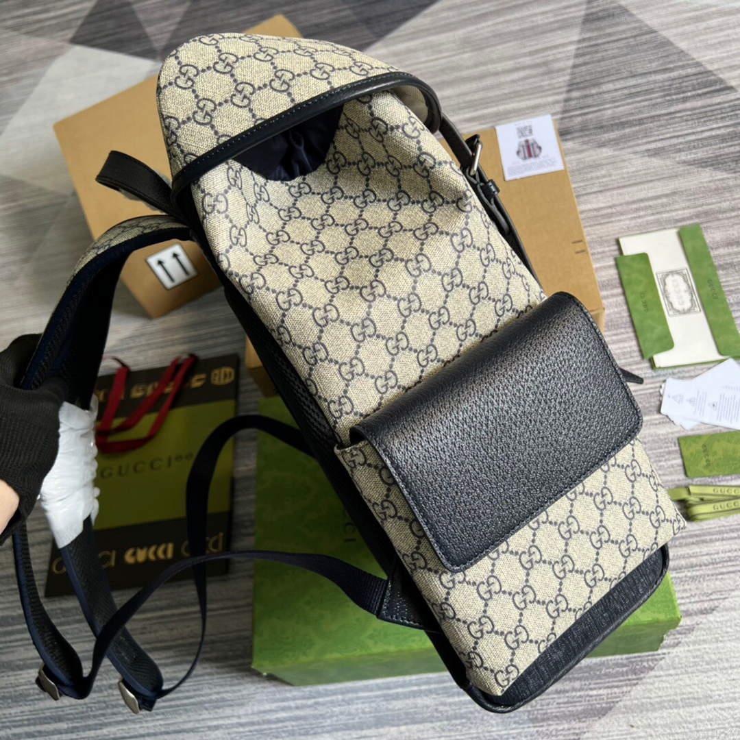 Gucci 598140 Ophidia GG Medium Backpack Blue