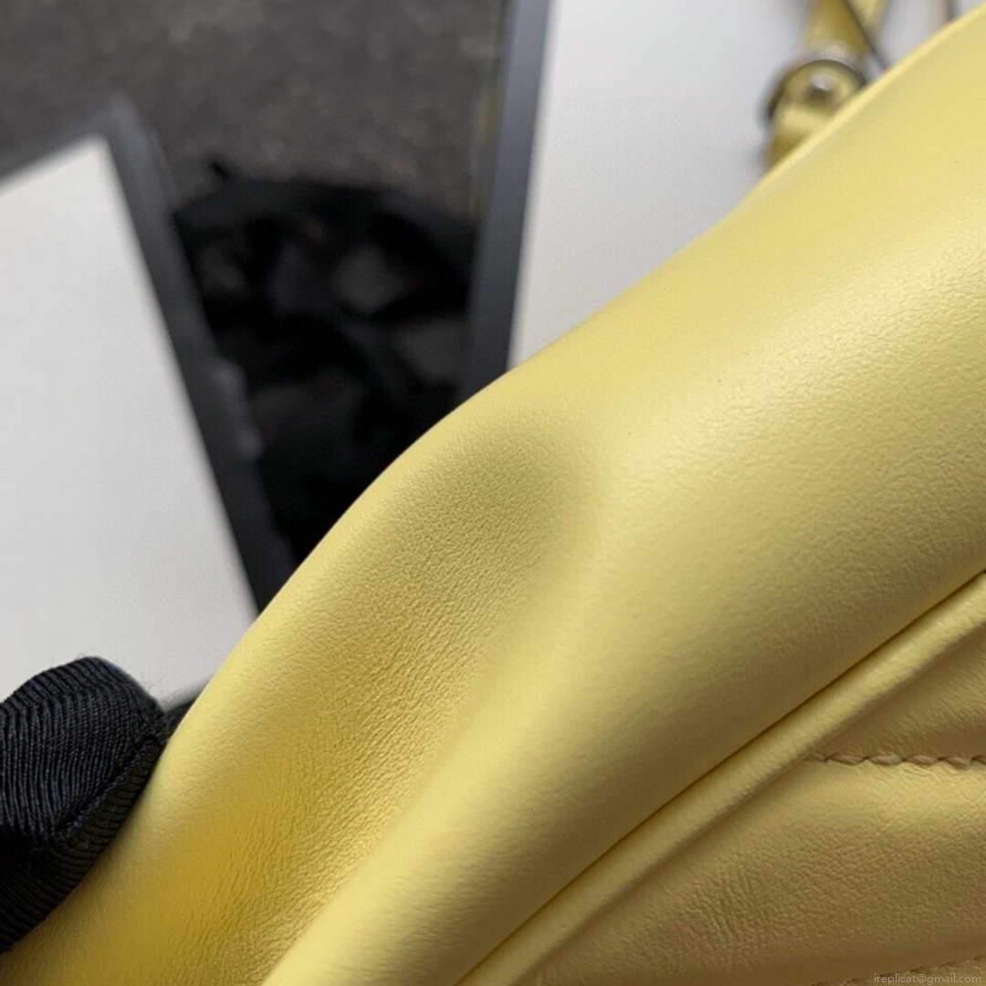 Gucci 448065 GG Marmont Matelassé Mini Bag Yellow