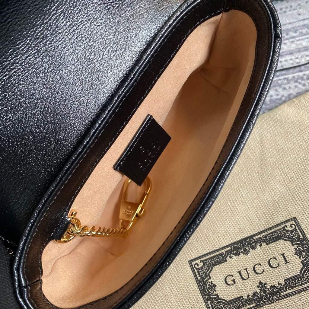 Gucci GG Marmont mini bag 574969 Blue and Apricot