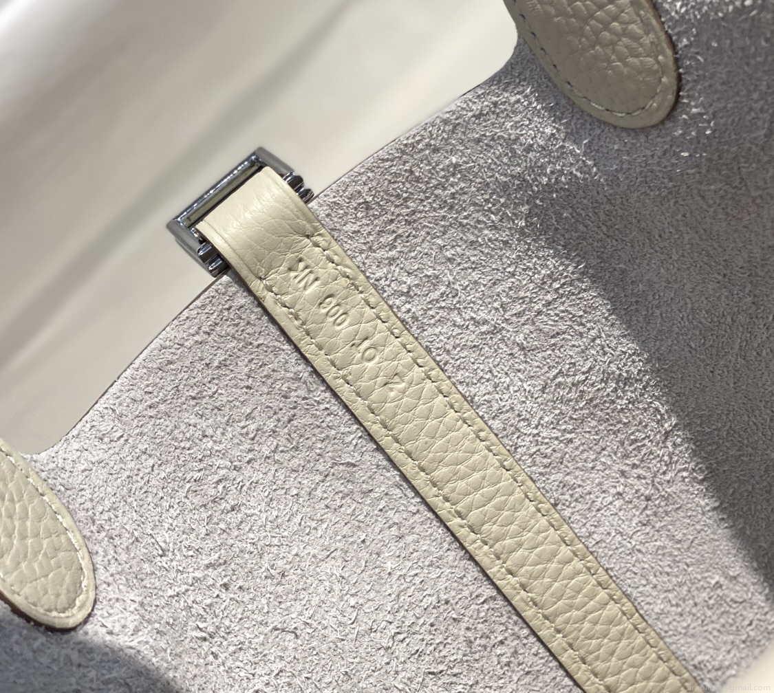 Hermes H056289 Picotin Lock 18 22 Bag H330013 Silver