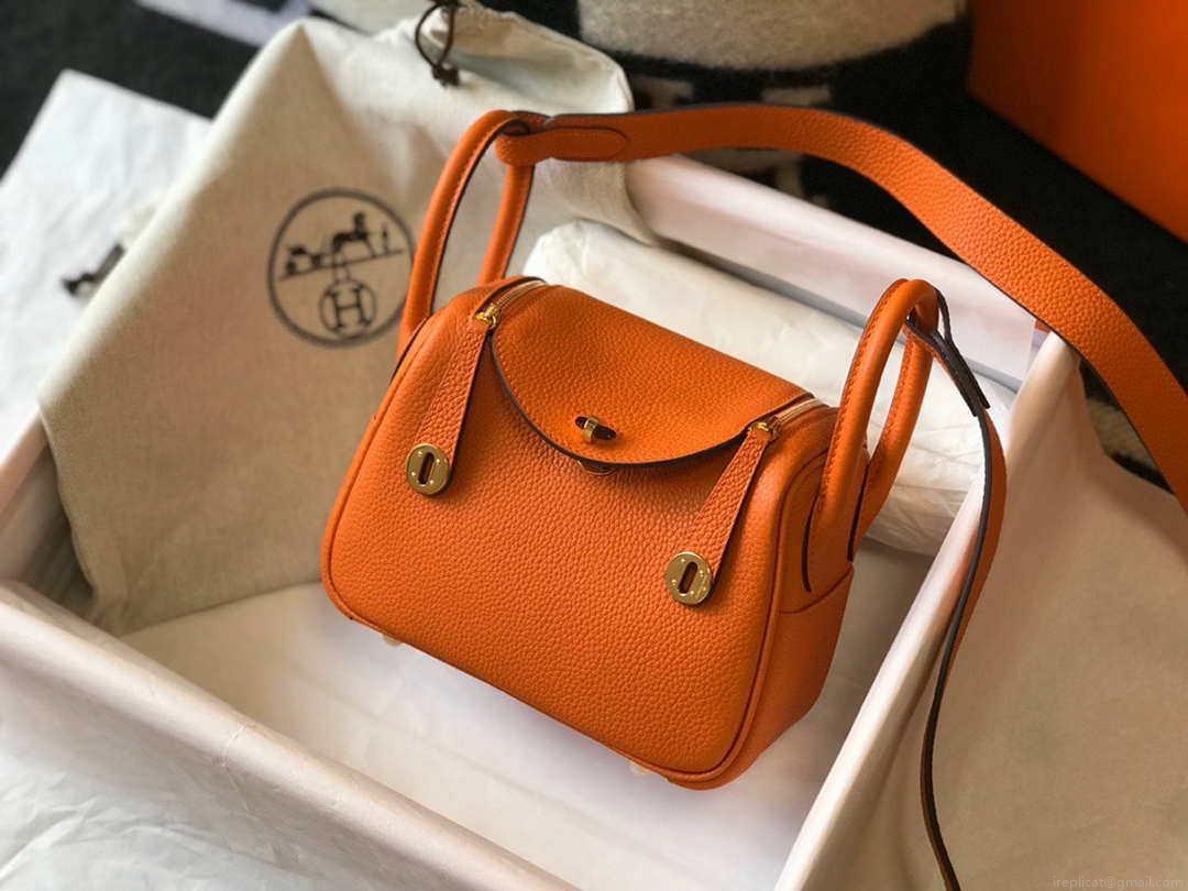 Hermes H079086CK18 Lindy Mini Bag 19cm Semi-manual H231908