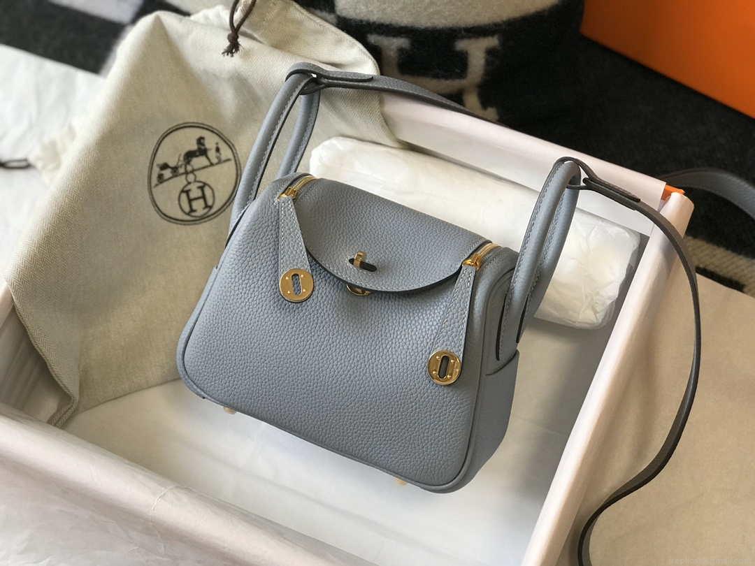 Hermes H079086CK18 Lindy Mini Bag 19cm Semi-manual H231909