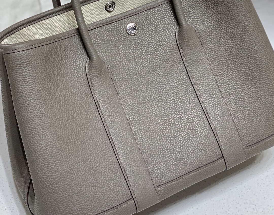 Hermes Light Dark Clemence Garden Party 30cm Bag H239046