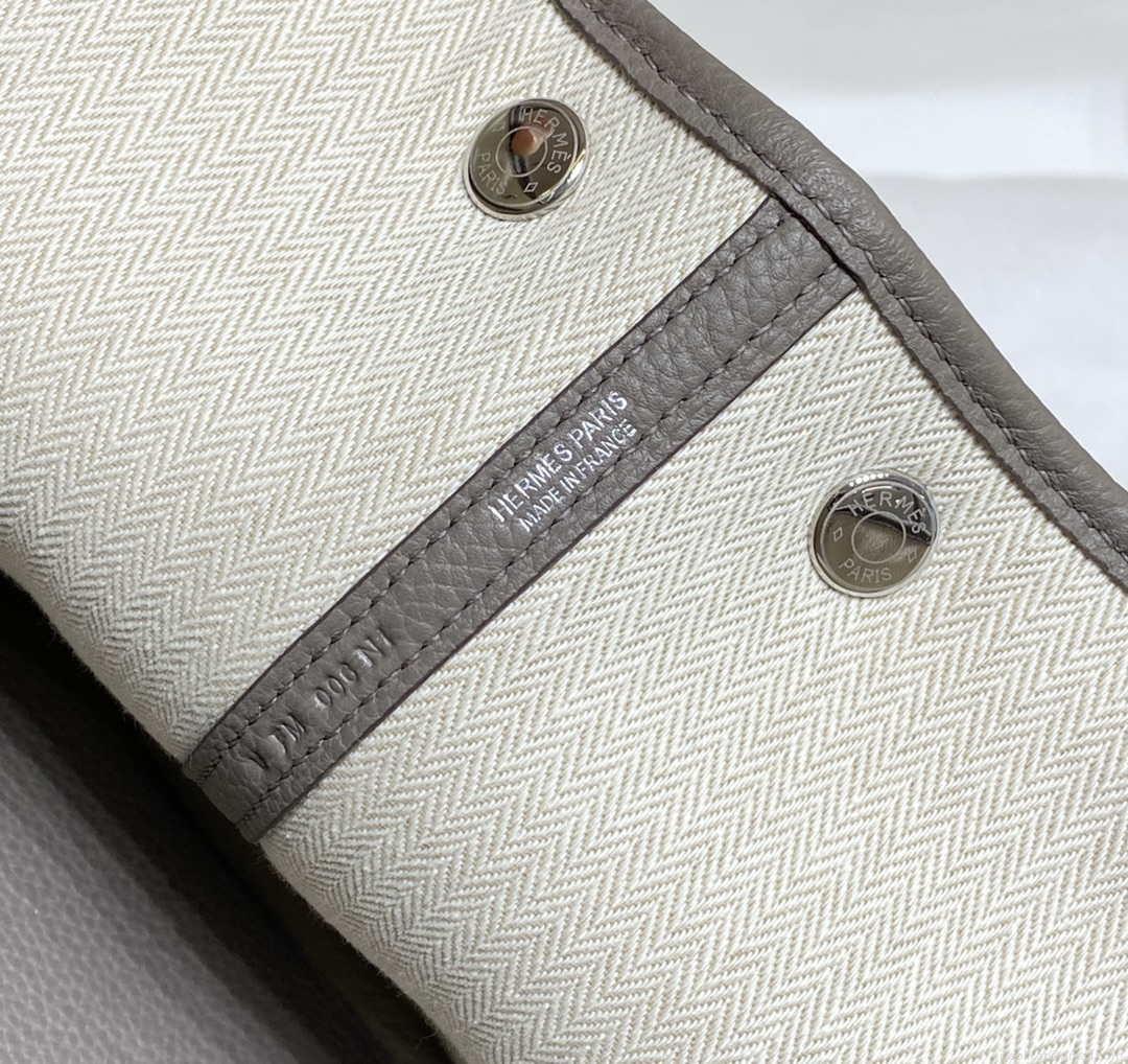 Hermes Light Dark Clemence Garden Party 30cm Bag H239046
