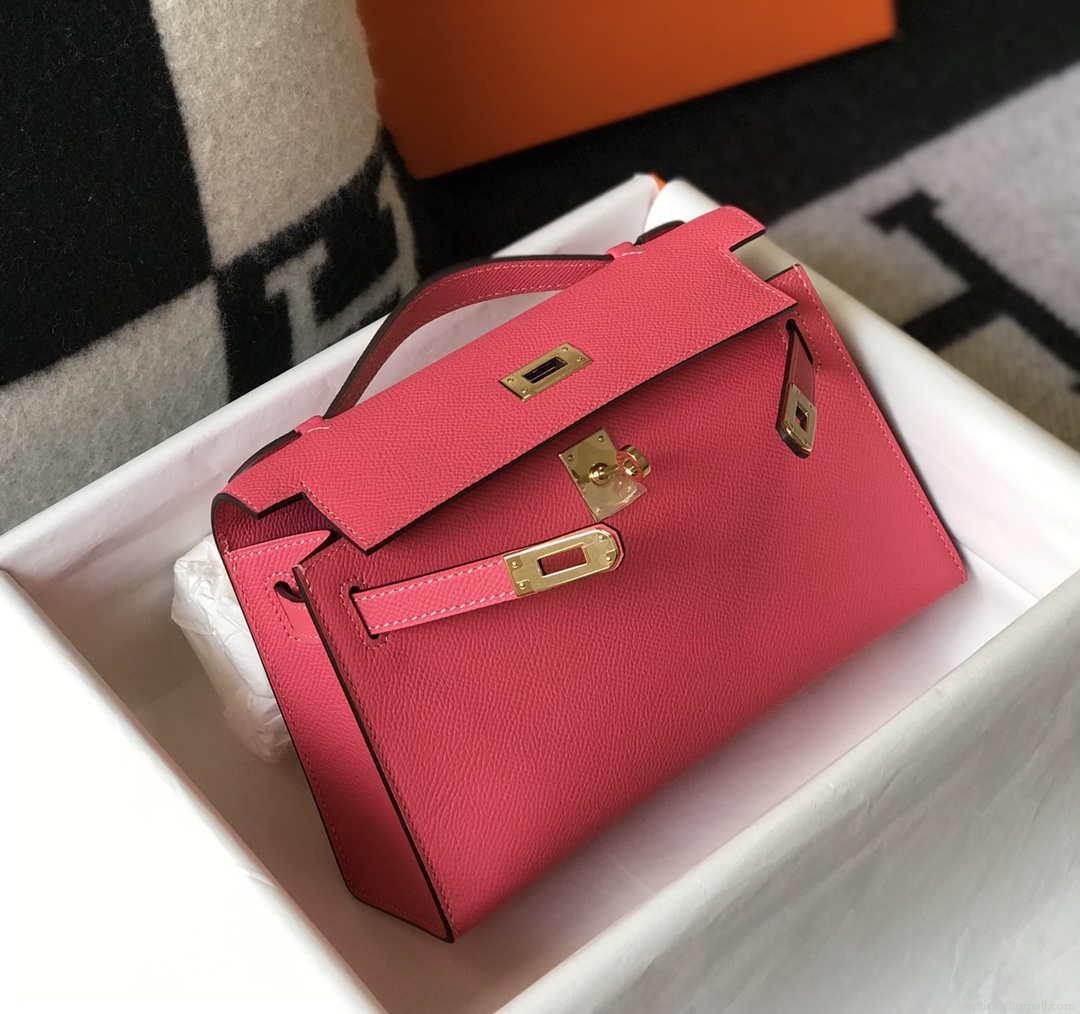 Hermes Mini Kelly Pouchette H230225 Epsom Leather Elipstick powder