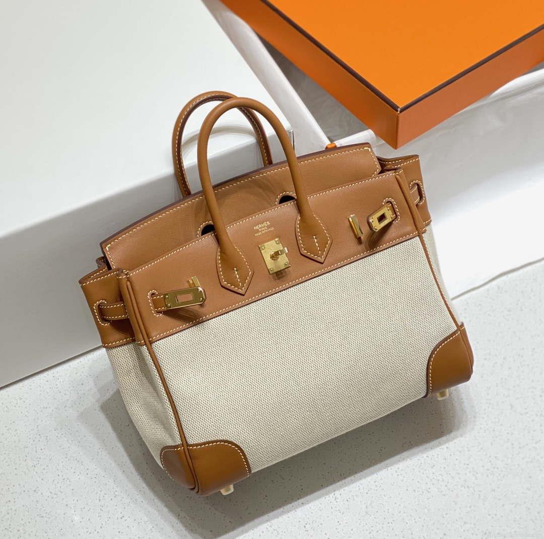 Hermes Birkin Tote Bag Swift leather with canvas 285899