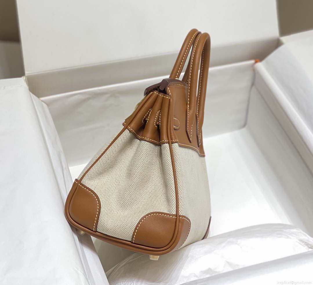 Hermes Birkin Tote Bag Swift leather with canvas 285899