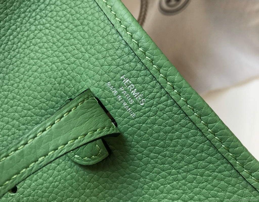 Hermes Evelyne Bag Designer Hermes Mini Crossbody Real Bag 20424 Green