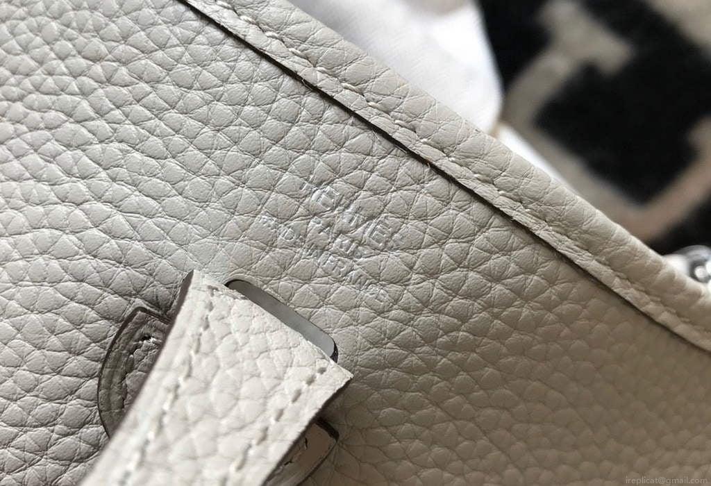 Hermes Evelyne Bag Designer Hermes Mini Crossbody Real Bag 20435 White