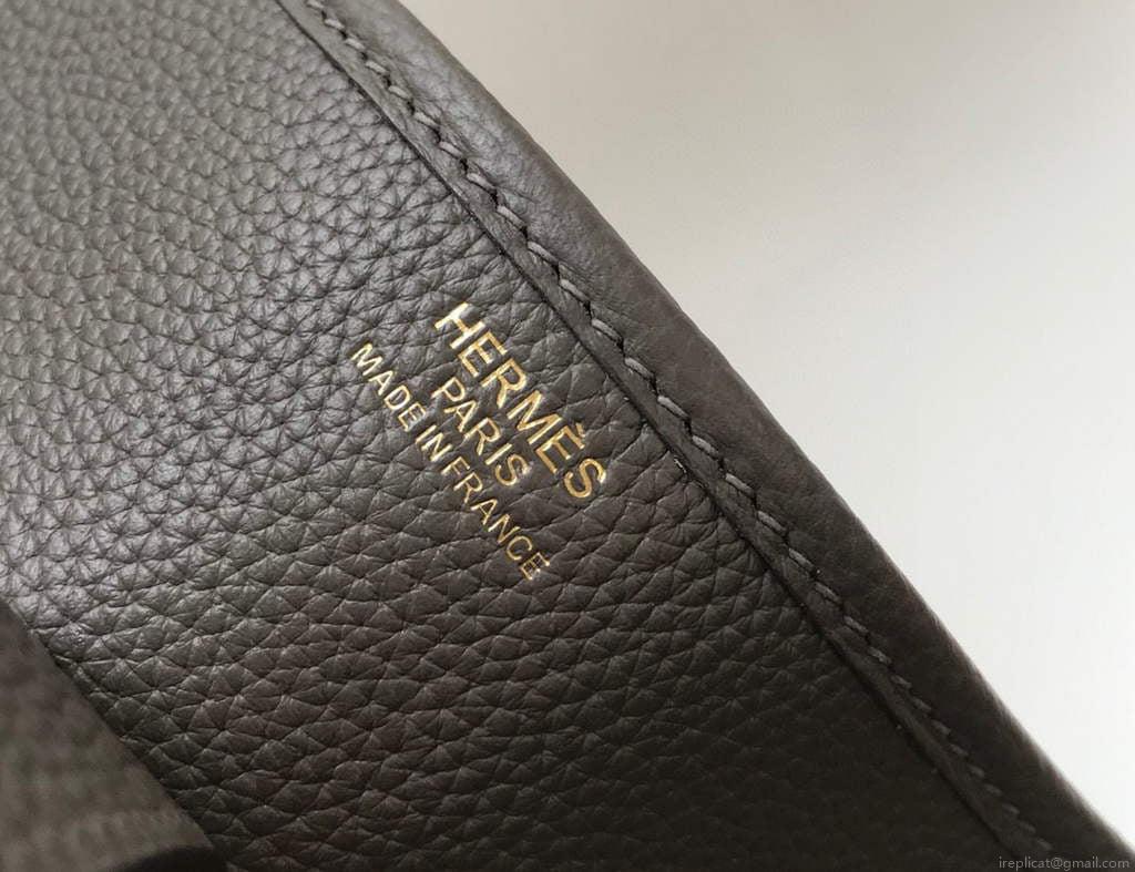 Hermes Evelyne III 29 bag Designer Hermes Shoulder Bag 203870 Dark Grey