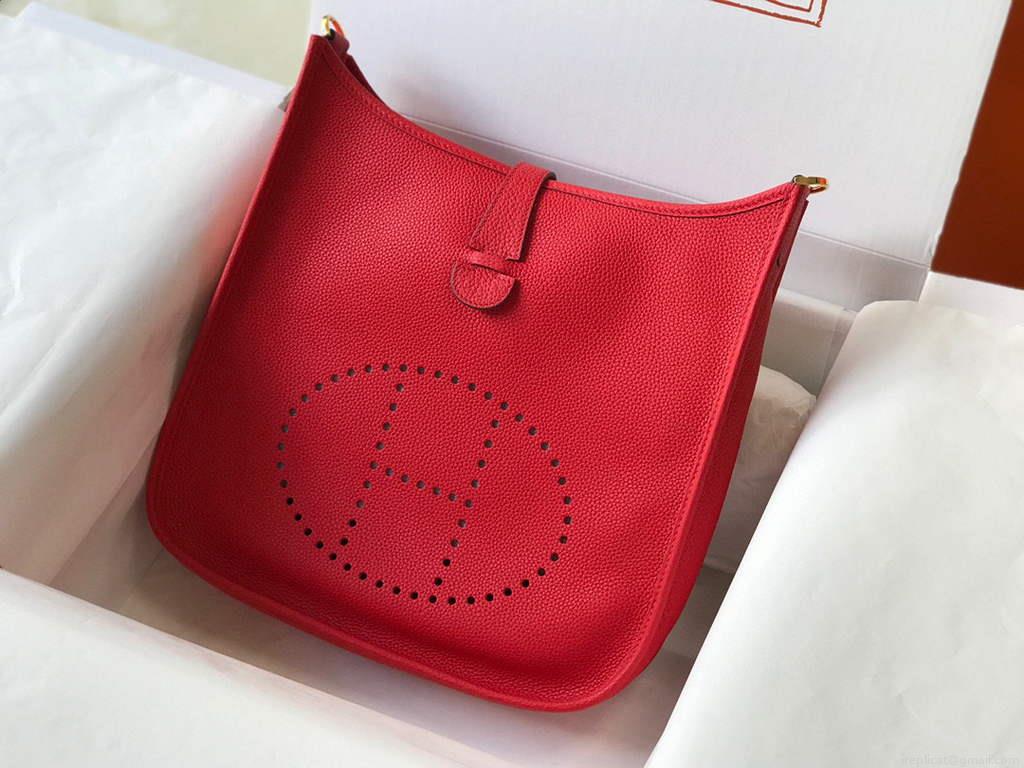 Hermes Evelyne III 29 bag Designer Hermes Shoulder Bag 203869 Red