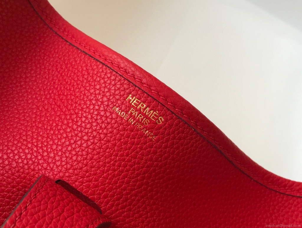 Hermes Evelyne III 29 bag Designer Hermes Shoulder Bag 203869 Red