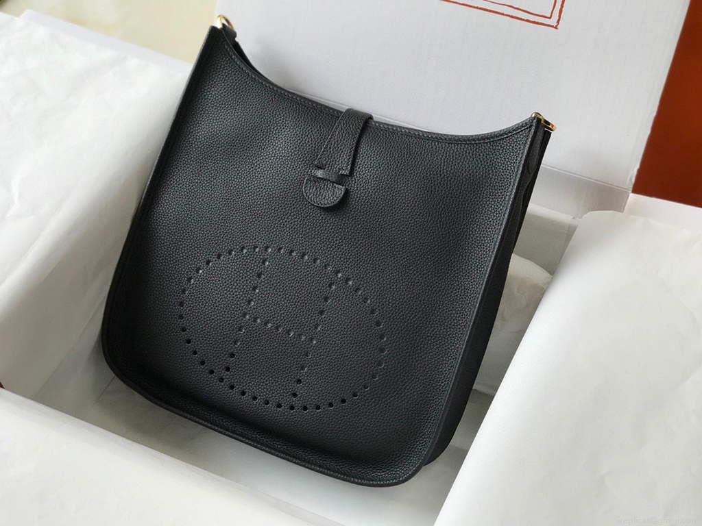 Hermes Evelyne III 29 bag Designer Hermes Shoulder Bag Black