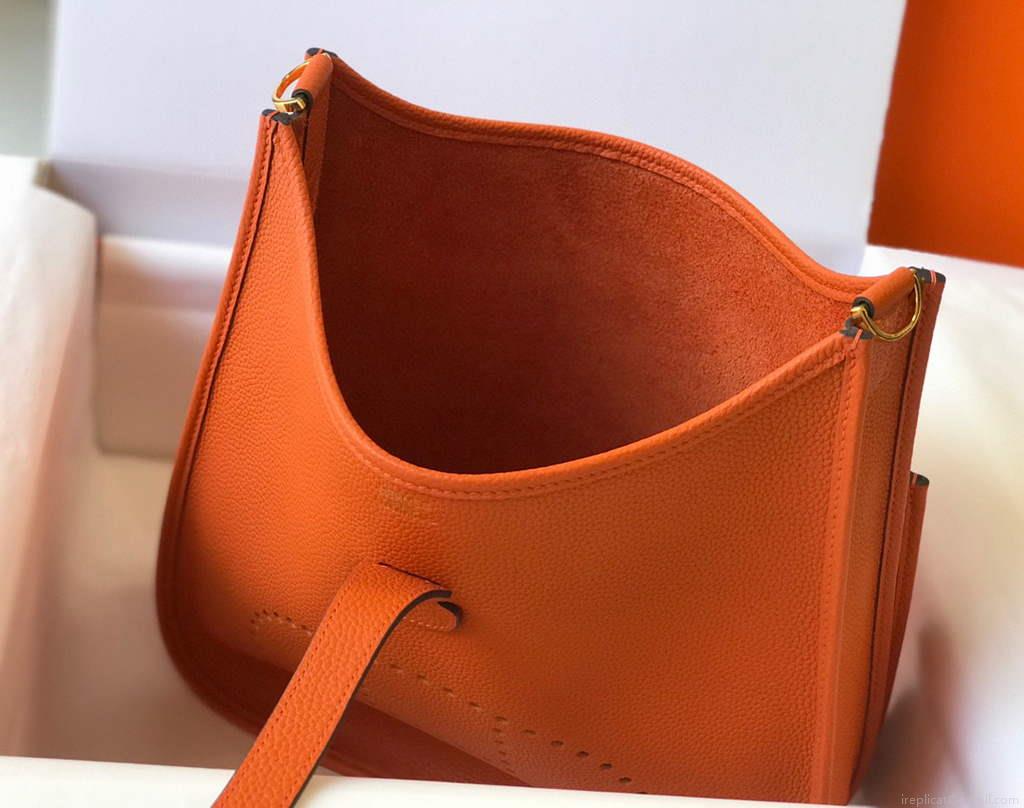 Hermes H083434 Evelyne III 29 bag Designer Hermes Shoulder Bag 203871 Orange