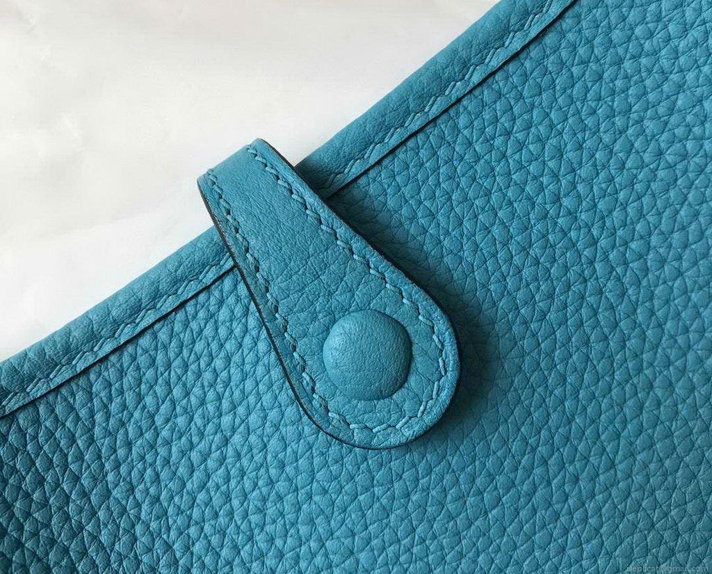 Hermes Evelyne Bag Designer Hermes Mini Crossbody Bag 20381 Gold Blue
