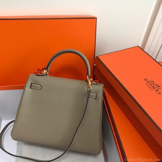 Hermes Kelly Danse 20315 Designer Tote Shoulder Strap Bag Apricot