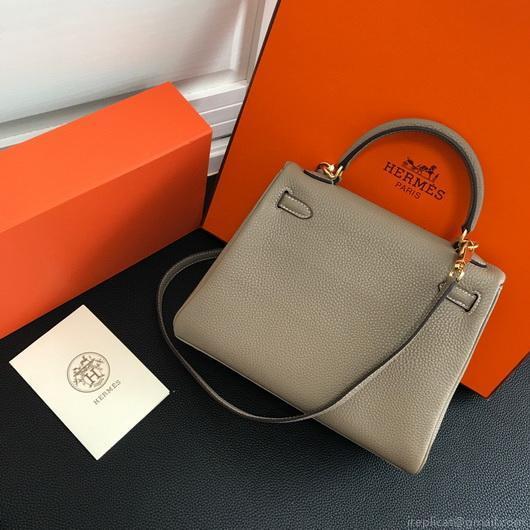 Hermes Kelly Danse 20315 Designer Tote Shoulder Strap Bag Apricot
