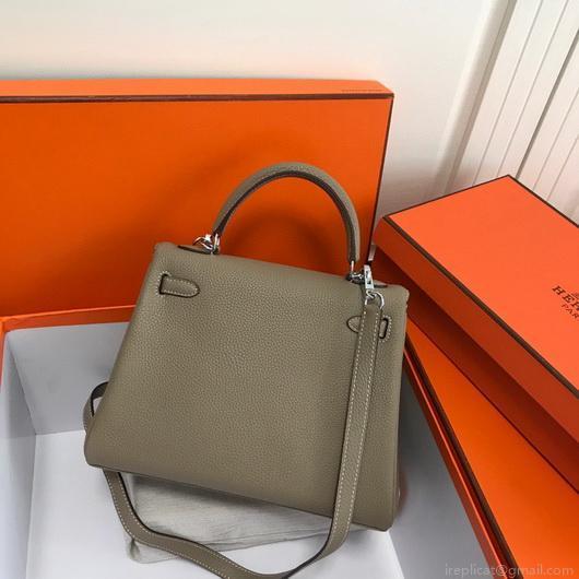 Hermes Kelly Danse 20315 Designer Tote Shoulder Strap Bag Apricot