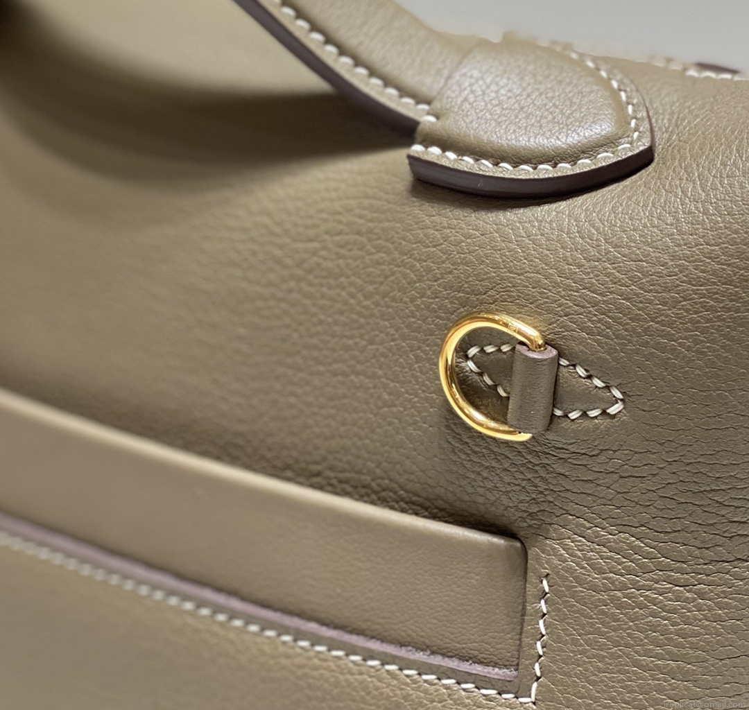 Hermes Mini Kelly 2424 Leather 21cm H230265 Elephant gray