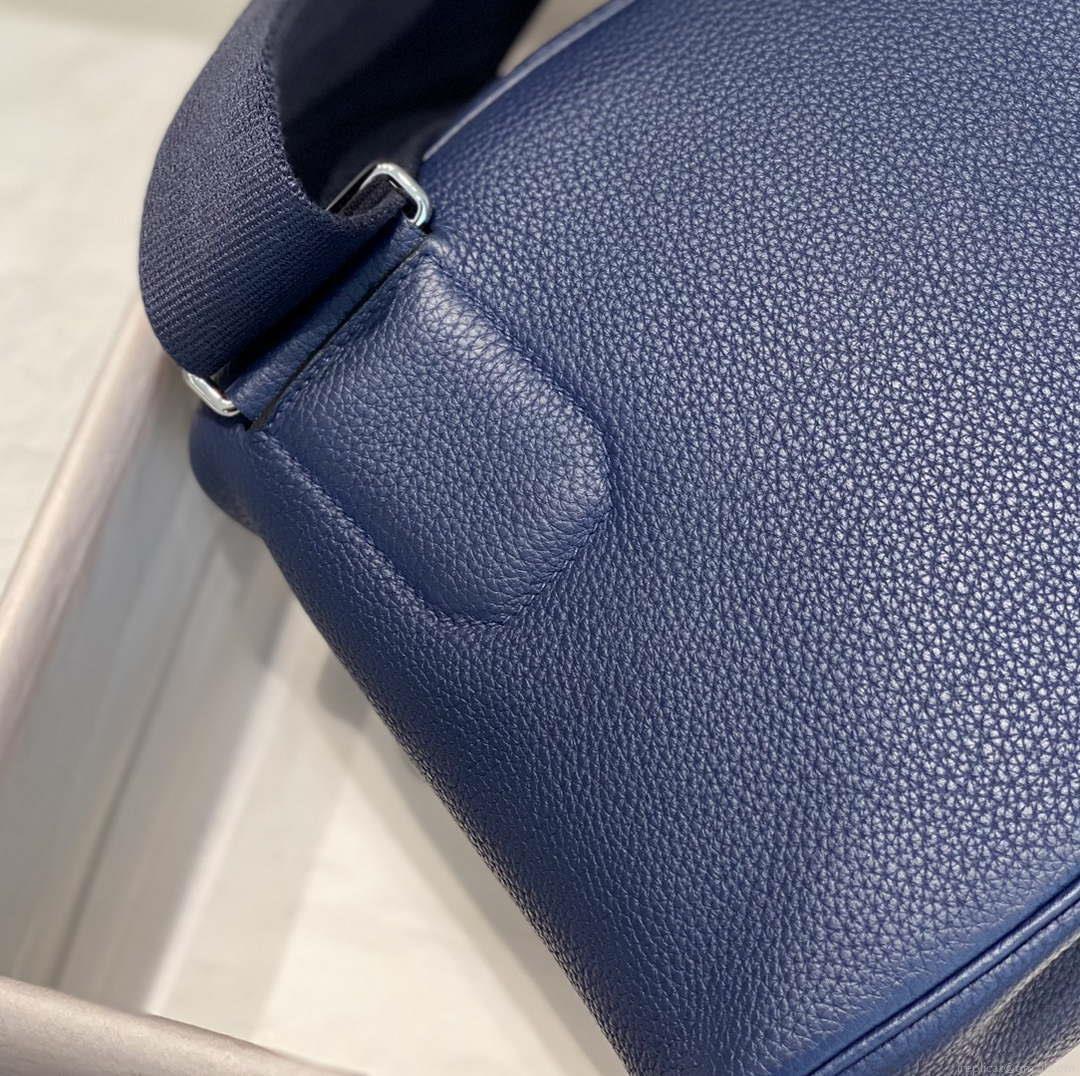 Hermes H083591CK89 Hac a Dos GM backpack Navy blue