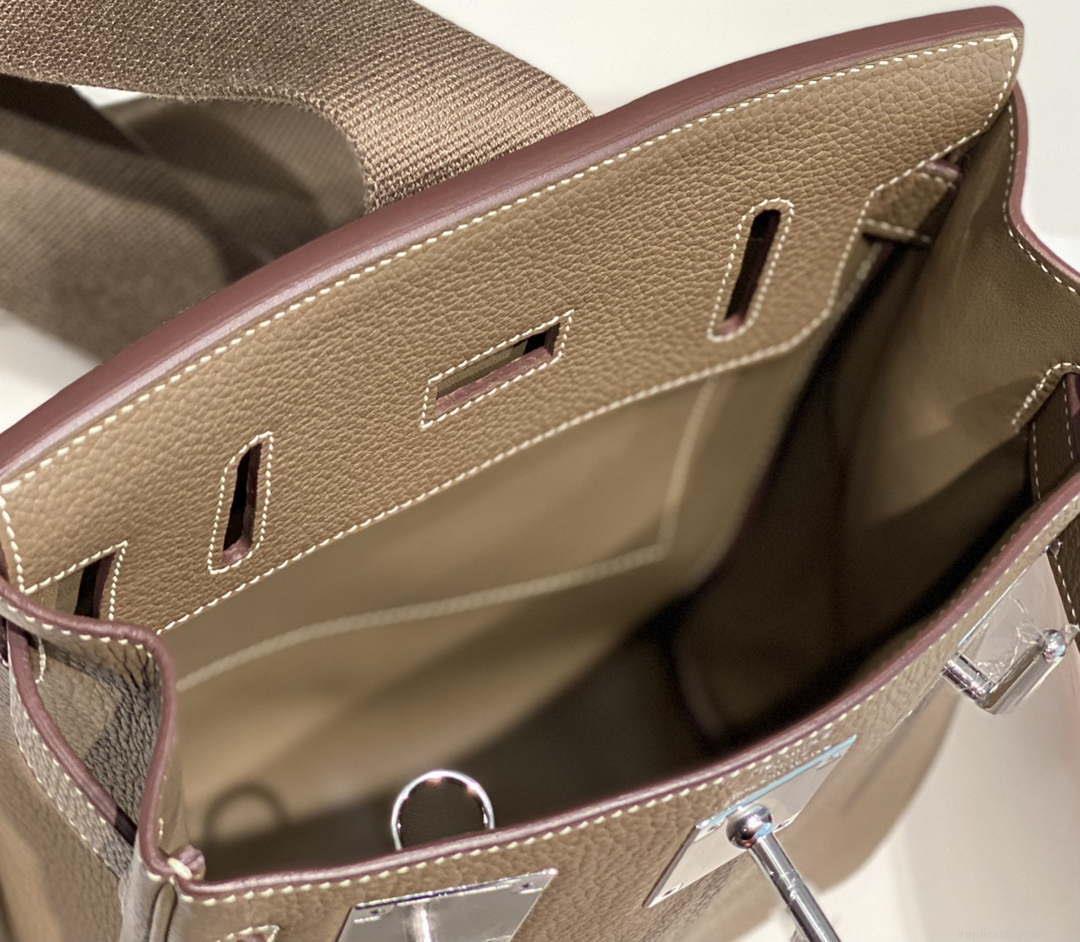Hermes H083591CK89 Hac a Dos GM backpack Elephant gray
