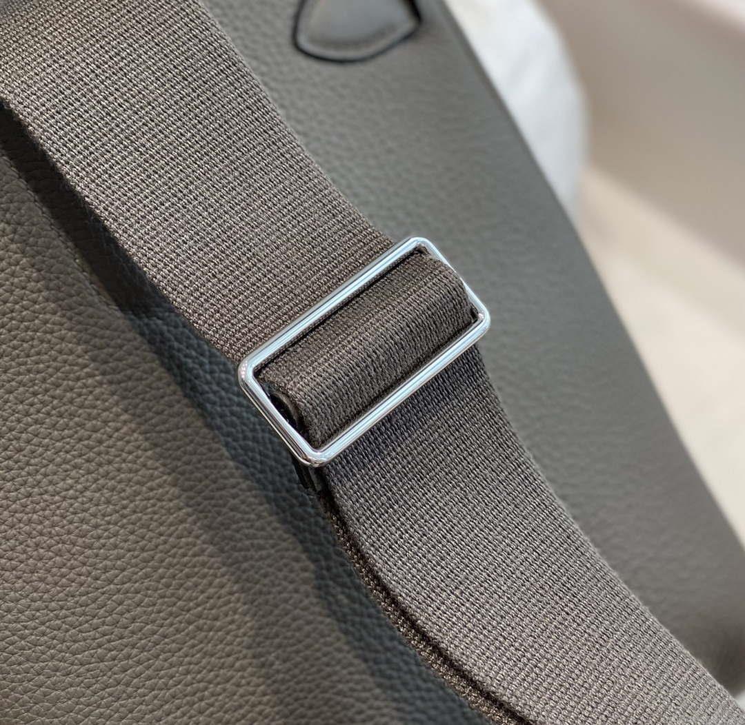 Hermes H083591CK89 Hac a Dos GM backpack Pewter gray