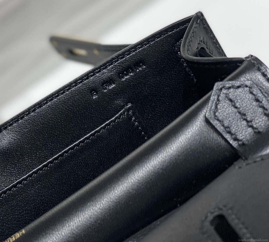 Hermes 316413 Jyspiere Leather Hermes bags Black H900914