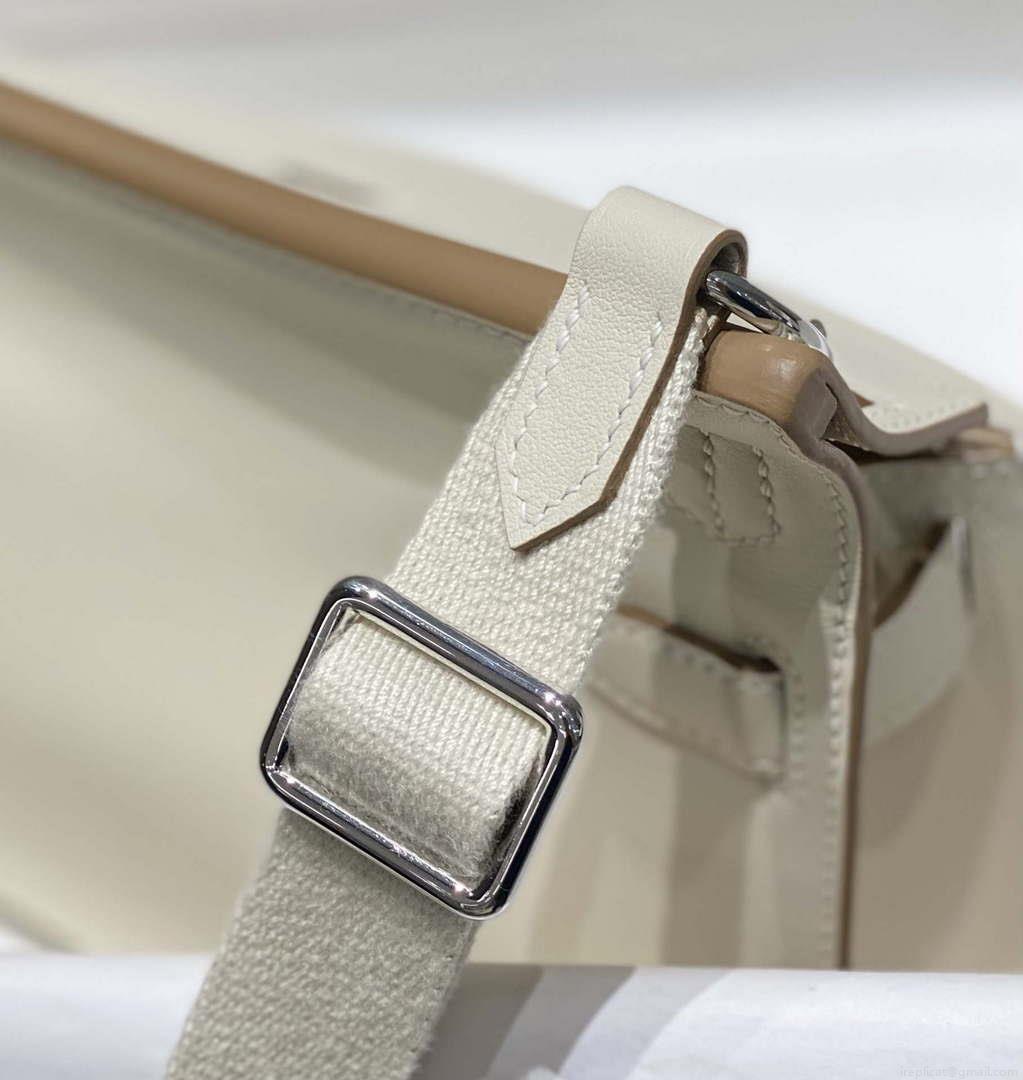 Hermes 316413 Jyspiere Leather Hermes bags White H900917