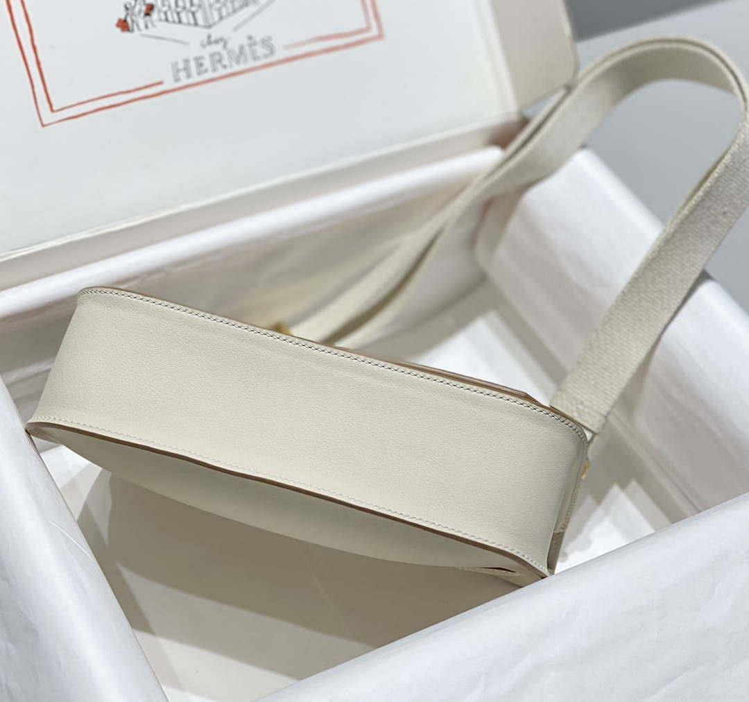 Hermes 316413 Jyspiere Leather Hermes bags White H900918