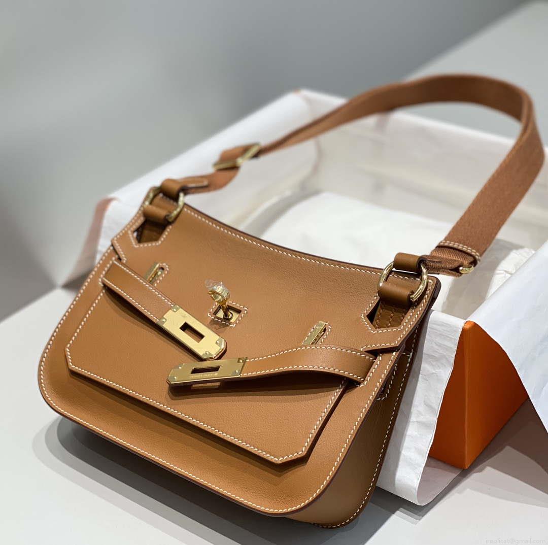 Hermes 316413 Jyspiere Leather Hermes bags Brown H900921