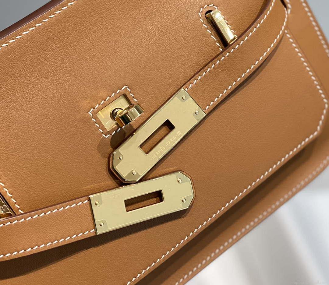 Hermes 316413 Jyspiere Leather Hermes bags Brown H900921
