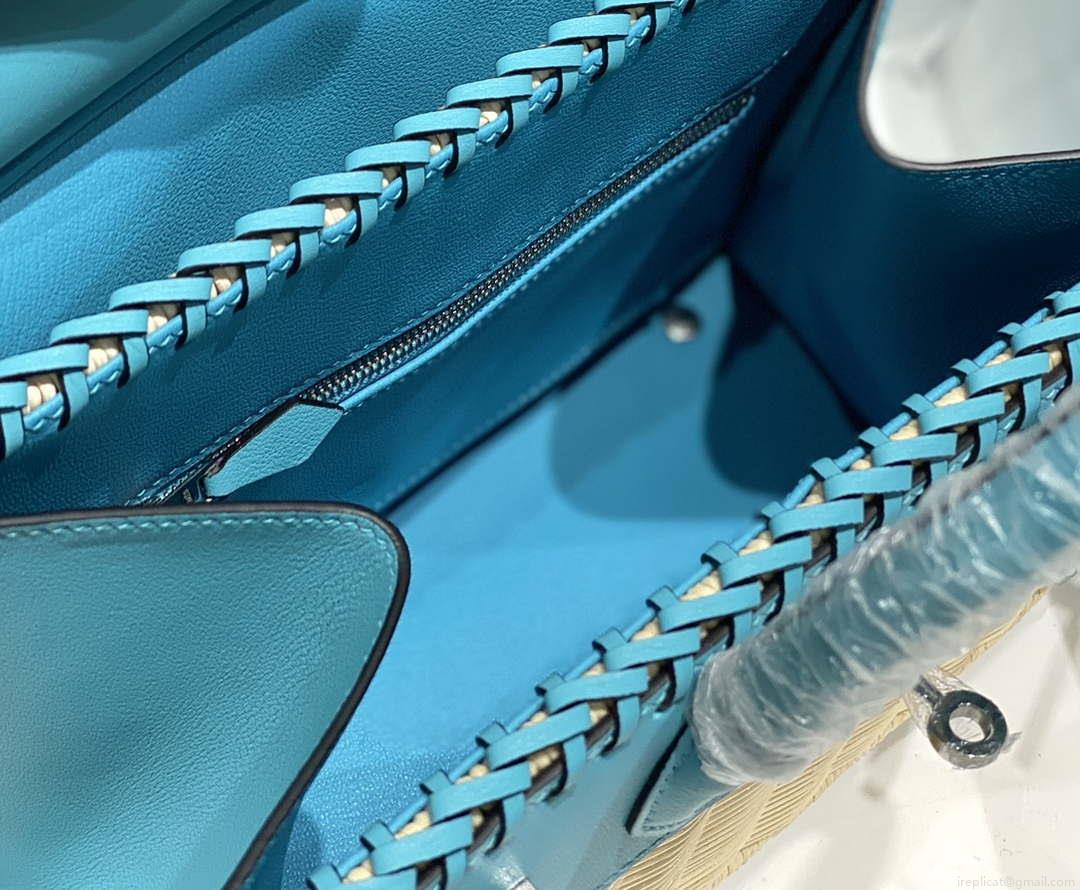 Hermes Picnic Sellier Birkin 25 Barenia Palladium Hardware H21801