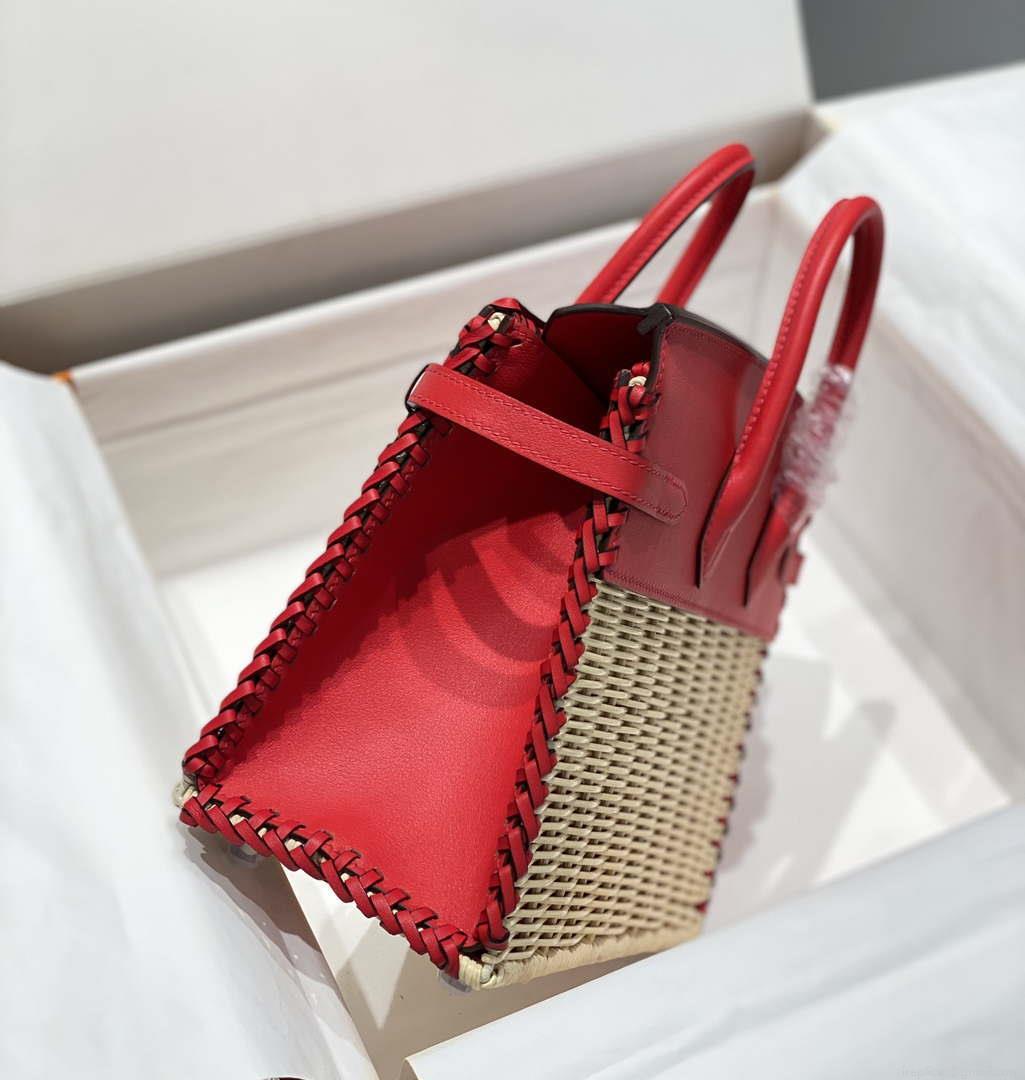 Hermes Picnic Sellier Birkin 25 Barenia Palladium Hardware H21802