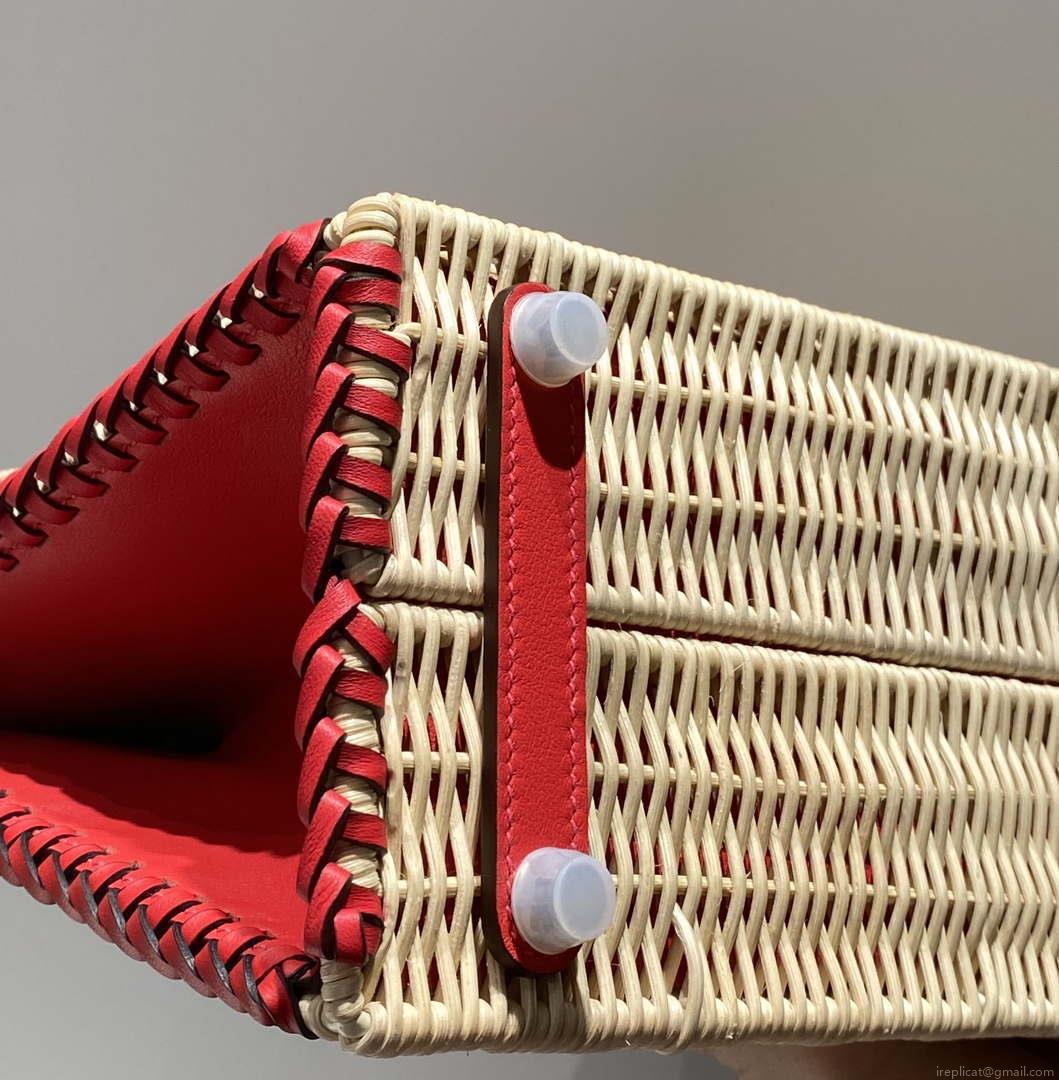Hermes Picnic Sellier Birkin 25 Barenia Palladium Hardware H21802