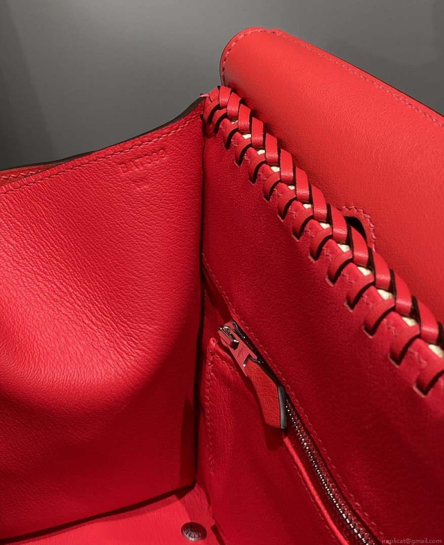 Hermes Picnic Sellier Birkin 25 Barenia Palladium Hardware H21802