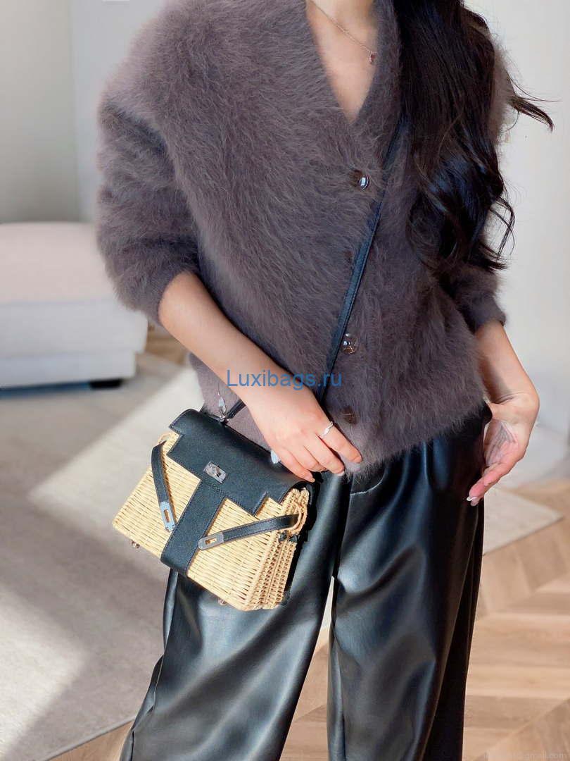 Hermes Picnic Sellier Kelly 22 Barenia Palladium Hardware H21805