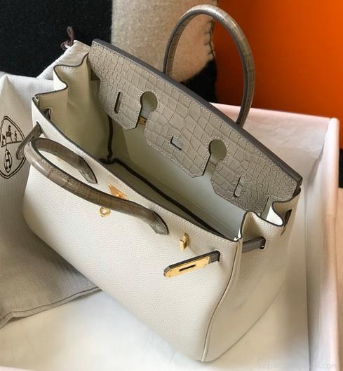 Hermes Birkin Handbags Designer Hermes Tote Bag Togo Leather 28327
