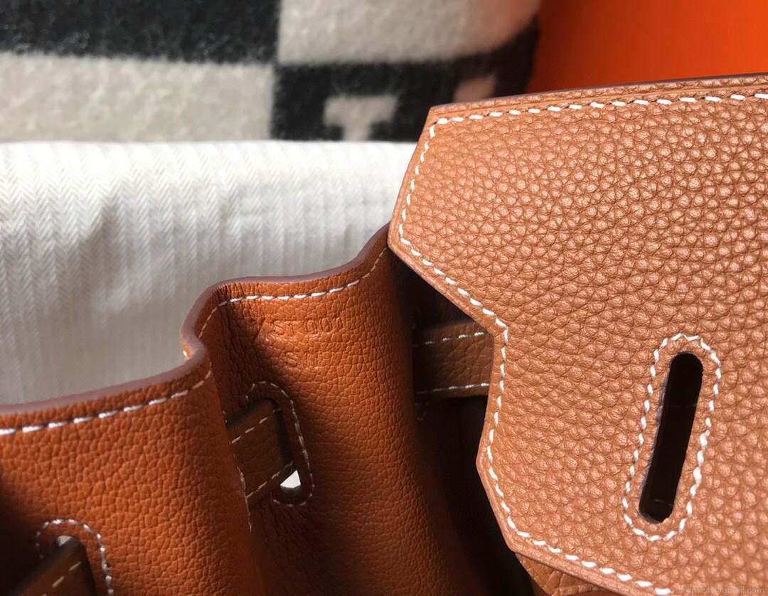 Hermes Birkin Designer Tote Bag Togo Leather 28340 Tan