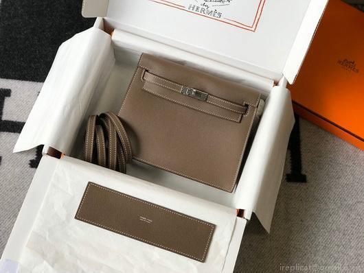 Hermes Kelly Danse 22cm Leather Bag 20352 Brown