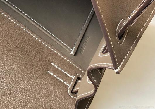 Hermes Kelly Danse 22cm Leather Bag 20352 Brown