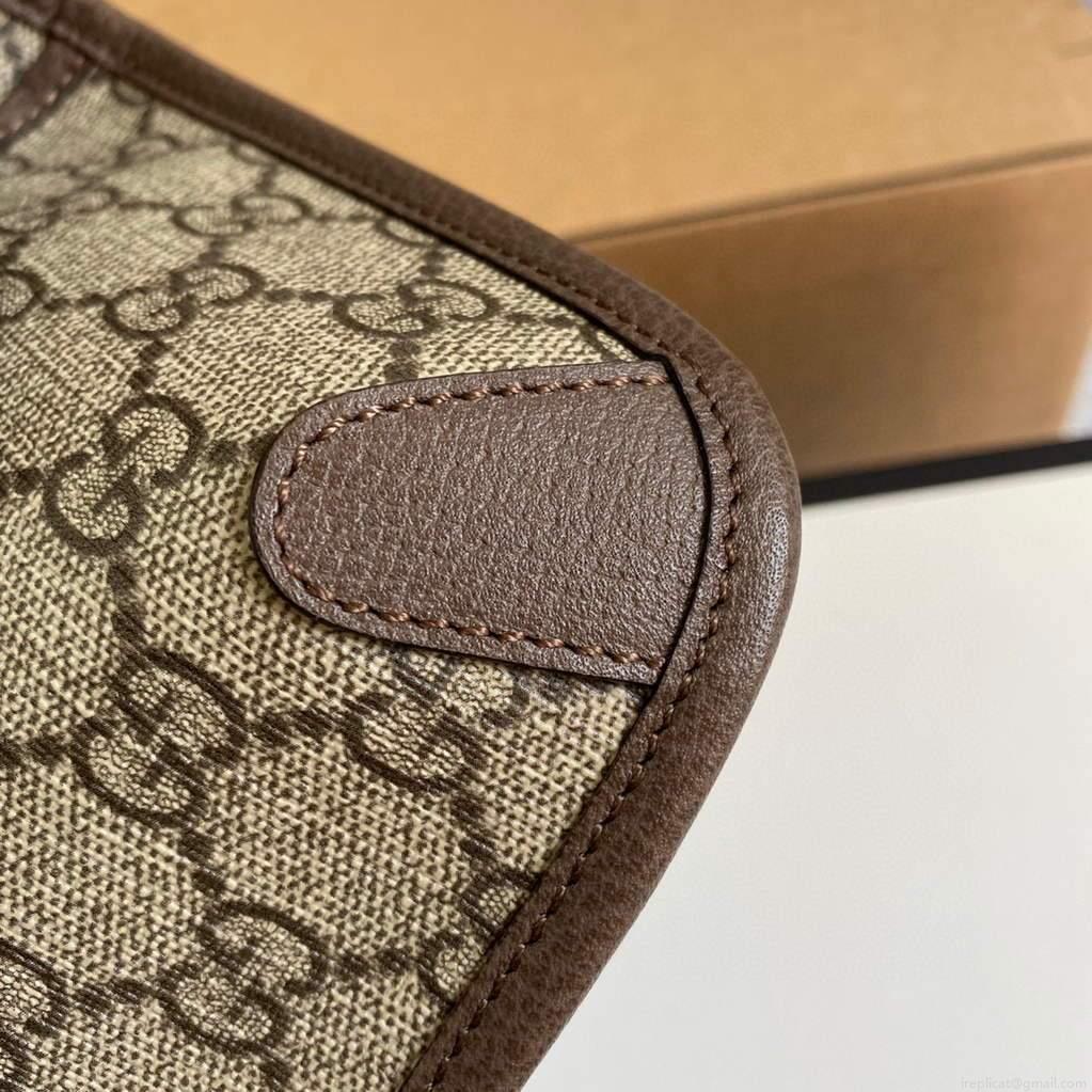 Gucci 489617 Neo Vintage GG Supreme Belt Bag Brown
