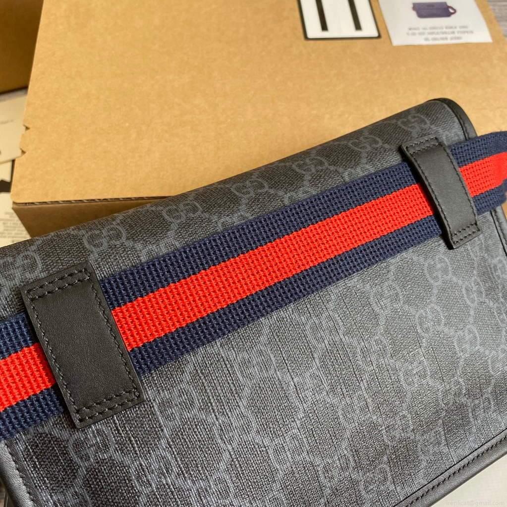 Gucci 598113 Ophidia GG Black Belt Bag