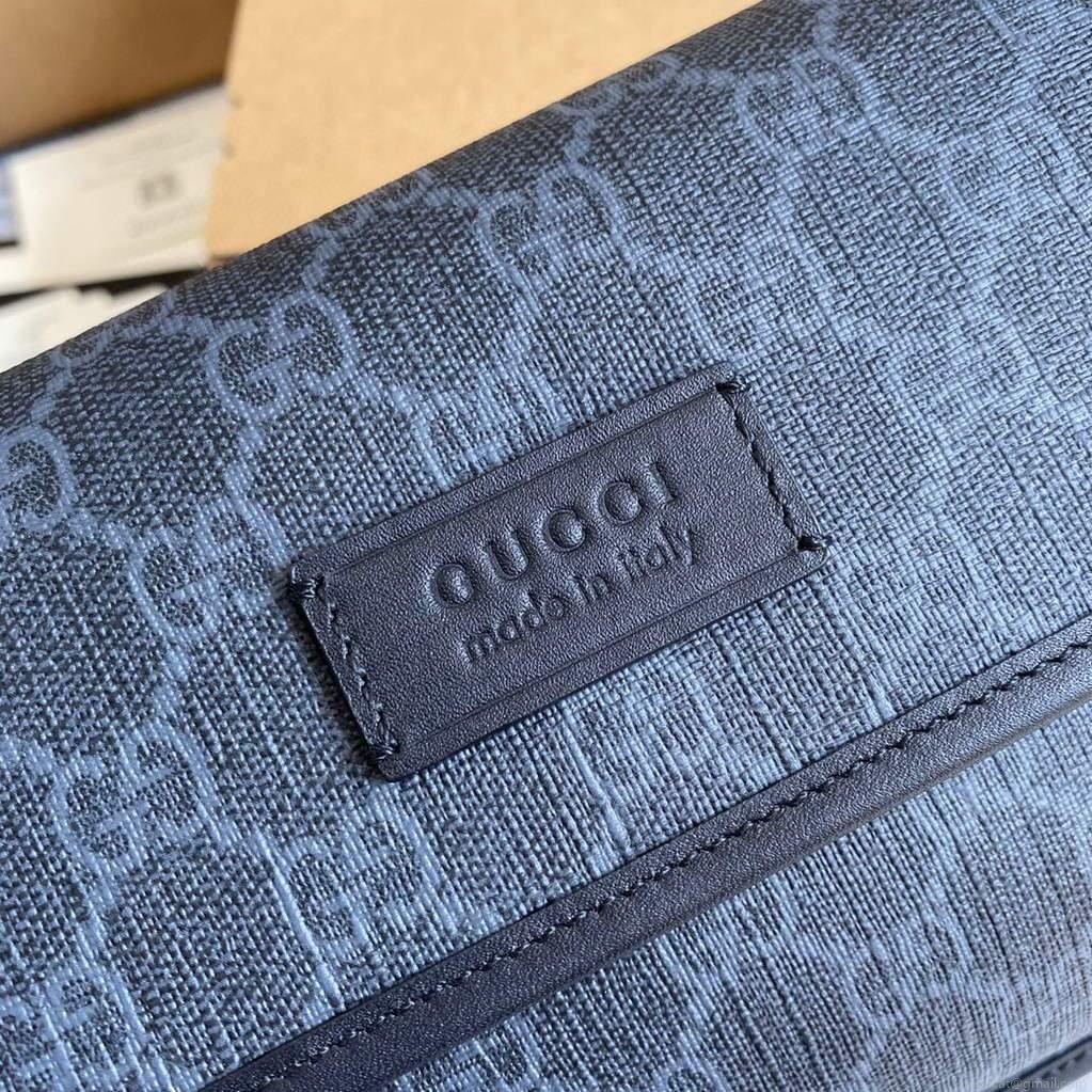 Gucci 598113 Ophidia GG Black Belt Bag