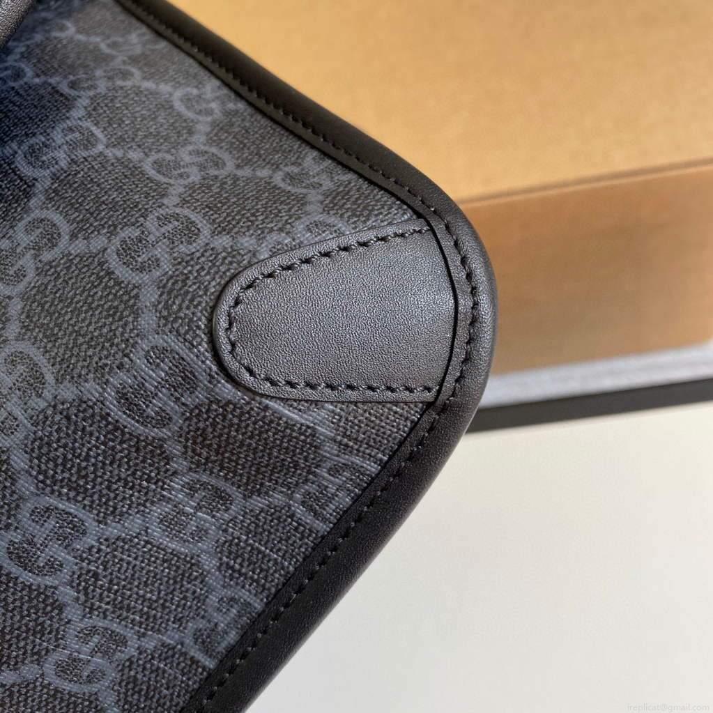 Gucci 598113 Ophidia GG Black Belt Bag