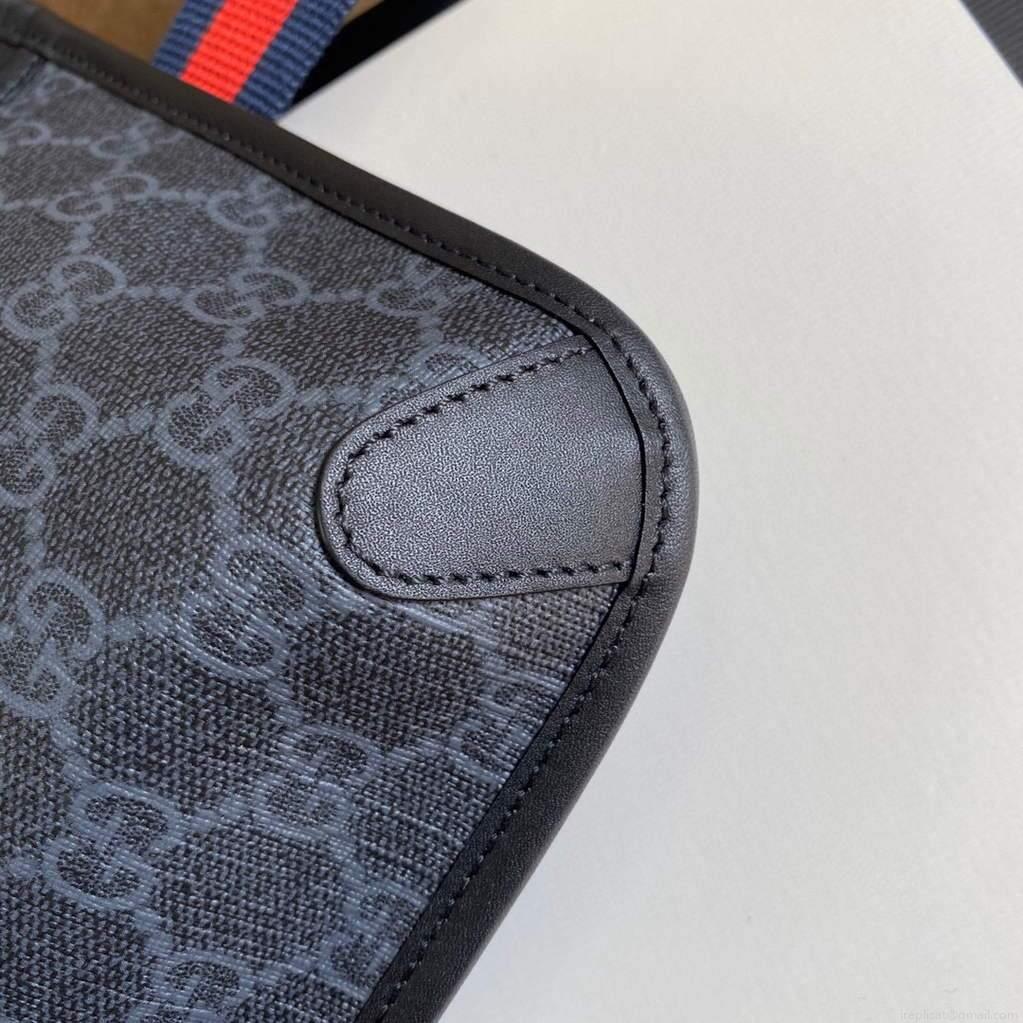 Gucci 598113 Ophidia GG Black Belt Bag
